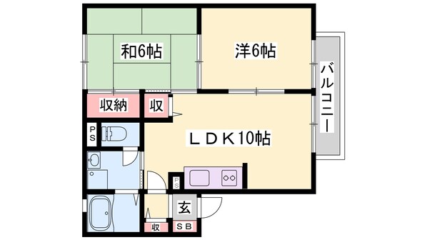 亀山駅 徒歩4分 1階の物件間取画像